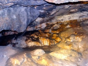 Inside Timpanogos cave