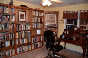The library / office.