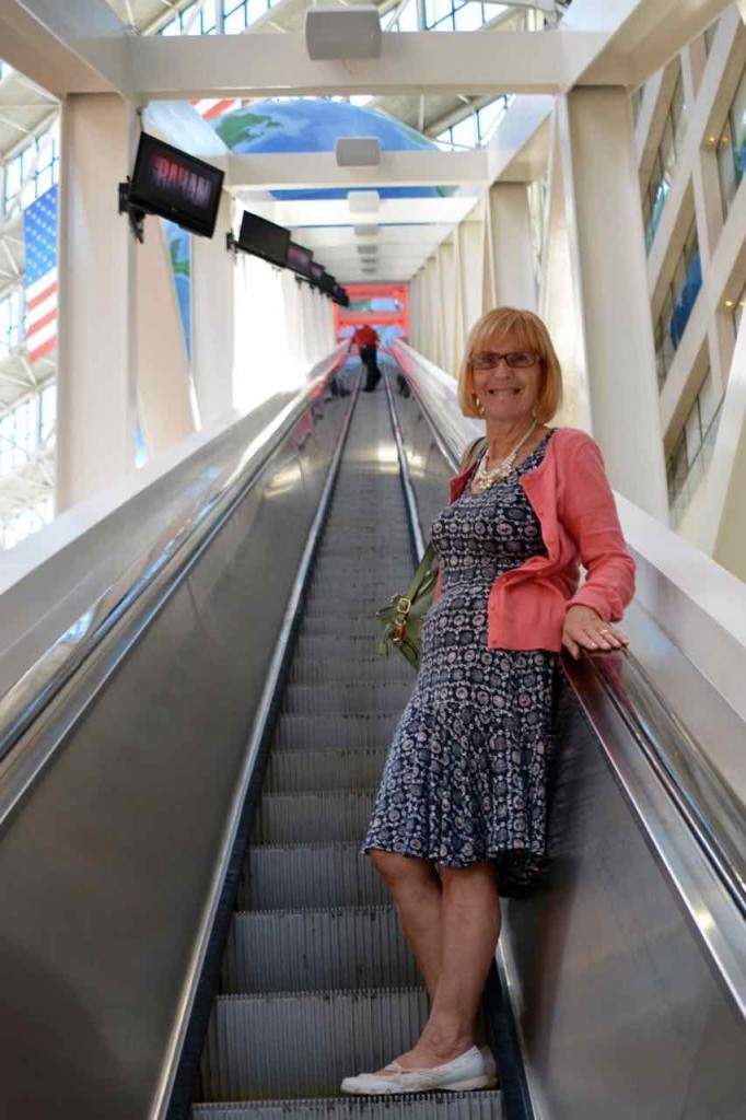 CNN escalator and of course being in America it had to be the longest in the World. Don't use it if you suffer vertigo.