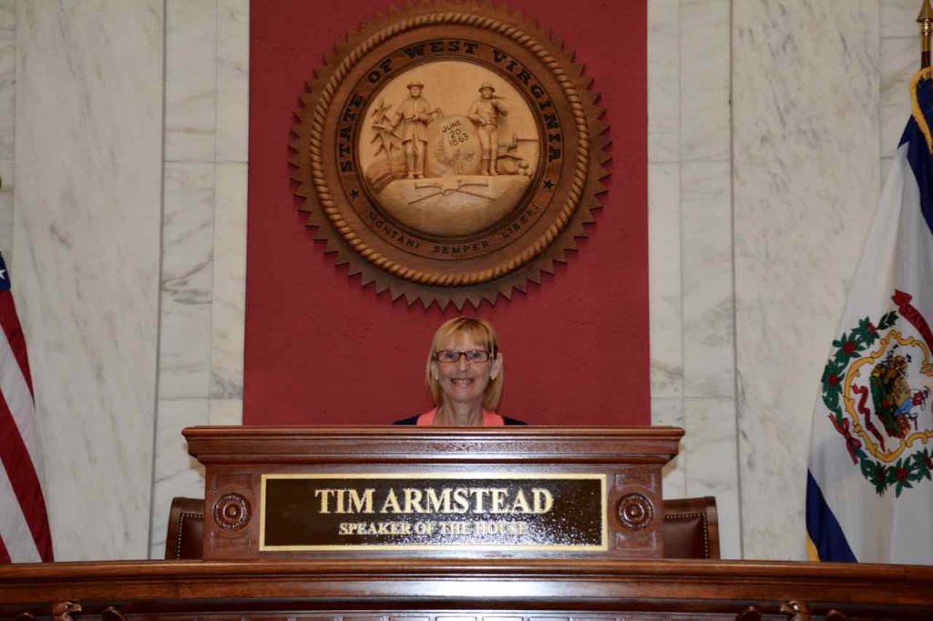 Speaker Wendy Edwards in the West Virginia senate.