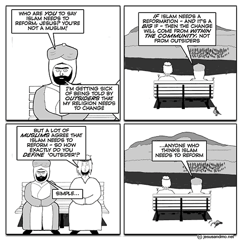 More from Jesus and mo.