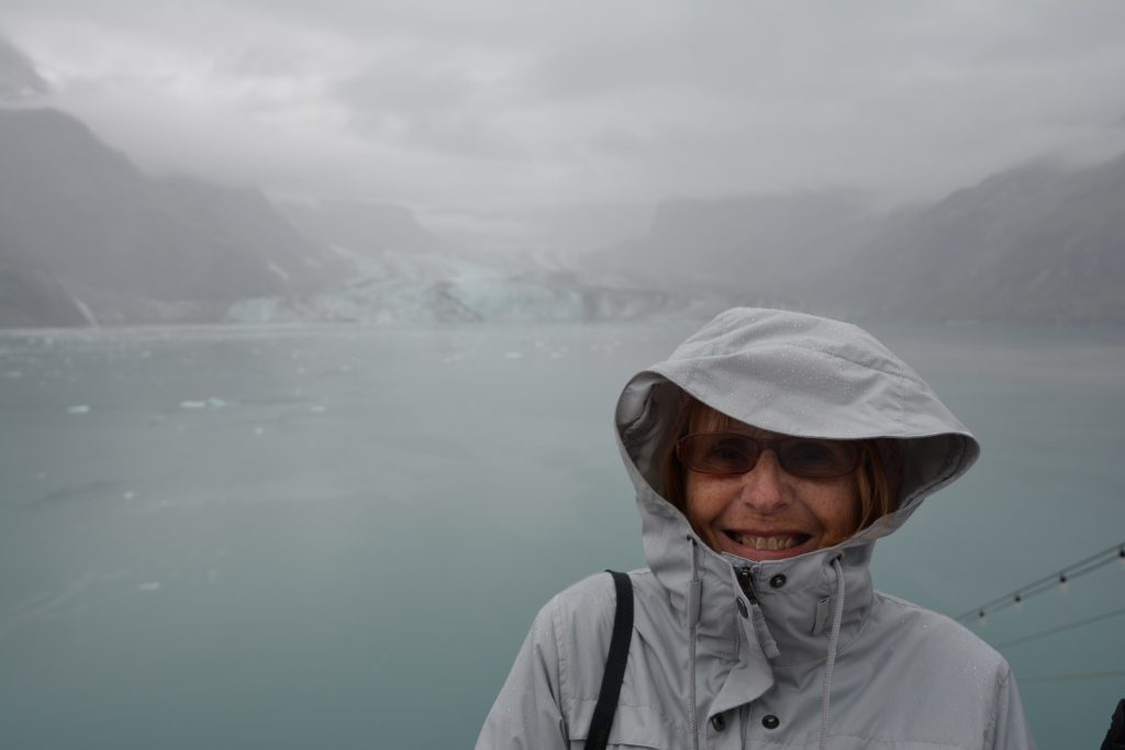 Wendy endures Glacier Bay