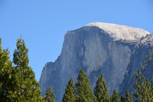 Half Dome from mirror lake.