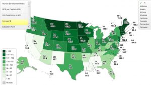 American IQ by State.